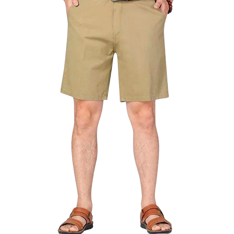 Bermuda Masculina Classic Comfort Torinzi TZ517, modelo leve e resistente em brim premium, ideal para looks casuais e elegantes com conforto.