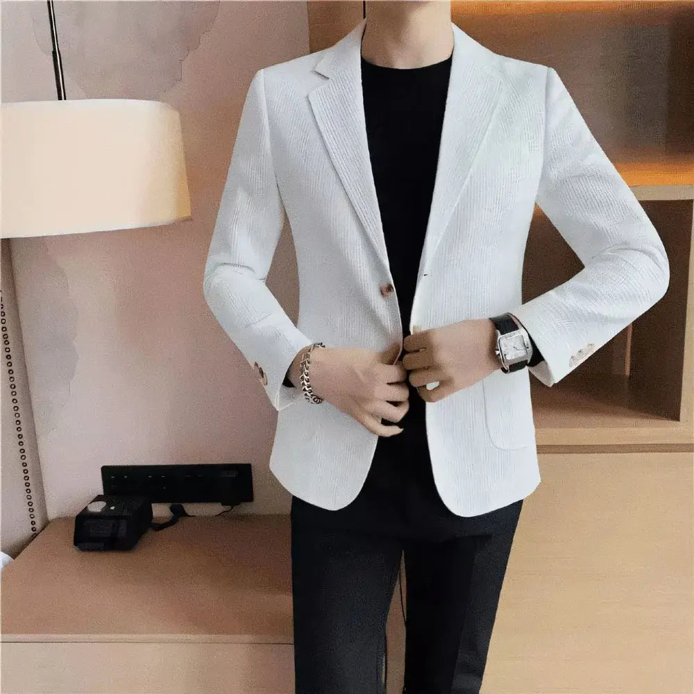 Blazer Masculino Noble Torinzi TZ051 elegante e durável, feito em algodão egípcio com corte refinado, ideal para eventos e ocasiões formais.