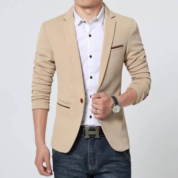 Blazer Masculino Scobar Torinzi TZ053 feito com materiais de alta qualidade, corte refinado e elegância ideal para eventos formais.