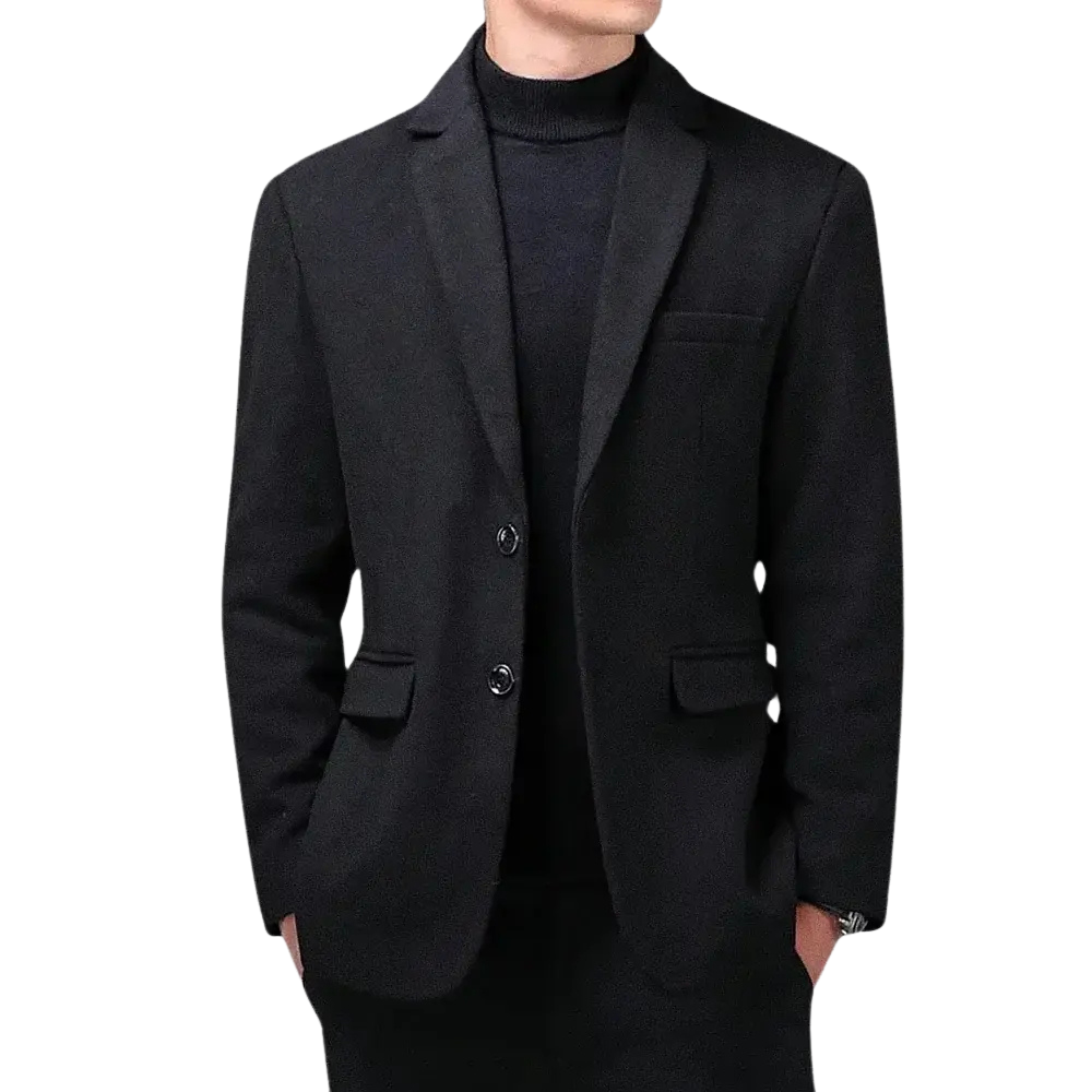 Blazer Masculino Slim Herrera Torinzi TZ061 elegante e moderno, com corte slim e acabamento refinado, ideal para eventos sociais e profissionais.