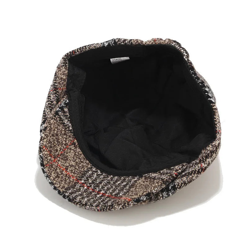Boina Masculina de Lã England Torinzi TZ270 modelo clássico em lã premium ideal para compor looks casuais e formais com estilo.