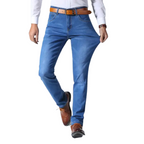 Calça Jeans Masculina Wear Torinzi TZ262 elegante e resistente, com tecido respirável e acabamento de luxo, ideal para eventos e uso diário.