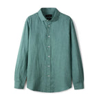 Camisa de Linho Masculina Lisa Torinzi TZ790 com tecido leve e caimento refinado ideal para composições casuais ou formais.