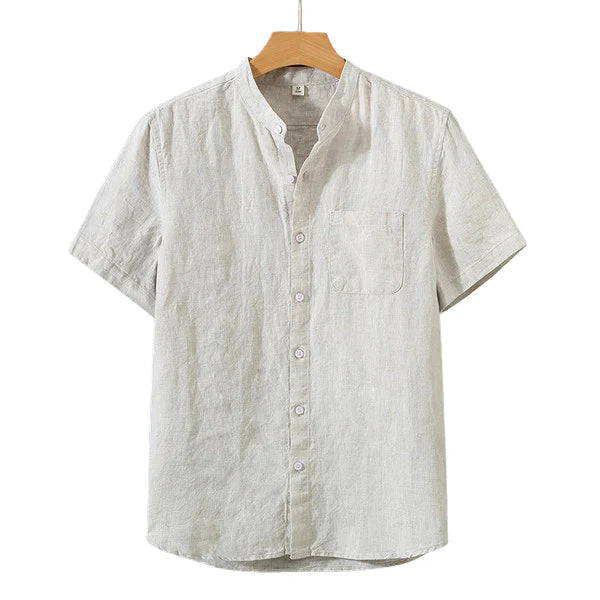 Camisa de Linho Masculina Premium Torinzi TZ795 leve e elegante, em linho nobre e caimento perfeito, ideal para looks sofisticados e modernos.