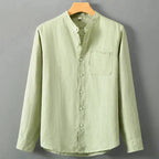 Camisa de Linho Masculina Torinzi TZ792 leve e elegante, em linho nobre e caimento refinado, ideal para eventos formais e ocasiões casuais.