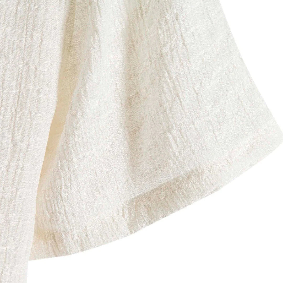 Camisa Manga Curta Torinzi Playa Off White TZ591 masculina, modelo leve e moderno, ideal para combinações elegantes com toque descontraído.