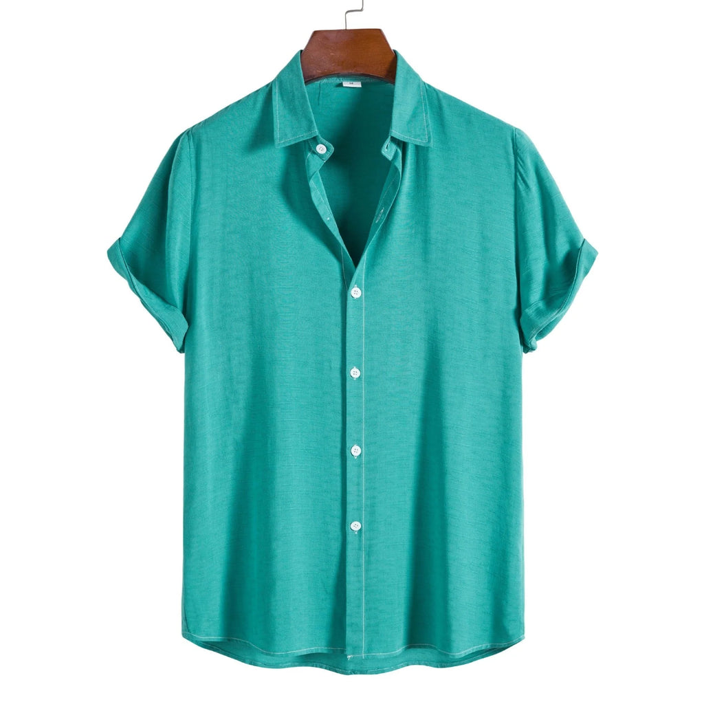 Camisa Manga Curta Torinzi Solare TZ595 masculina, modelo leve e moderno com caimento ajustado, ideal para composições casuais e elegantes.