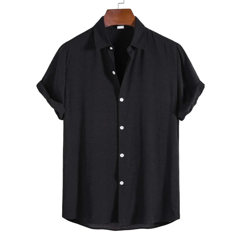 Camisa Manga Curta Torinzi Solare TZ595 masculina, modelo leve e moderno com caimento ajustado, ideal para composições casuais e elegantes.