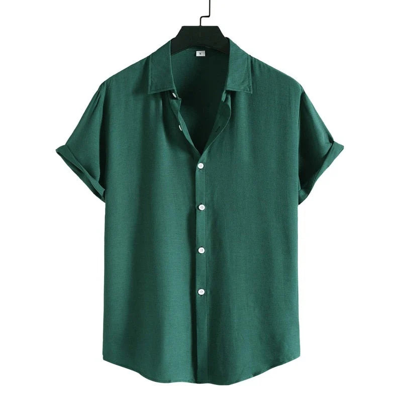 Camisa Manga Curta Torinzi Solare TZ595 masculina, modelo leve e moderno com caimento ajustado, ideal para composições casuais e elegantes.