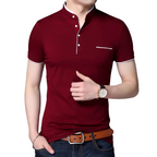Camisa Polo Masculina Beyond Torinzi TZ079 com tecido leve e respirável, ideal para compor looks casuais e sofisticados com conforto.