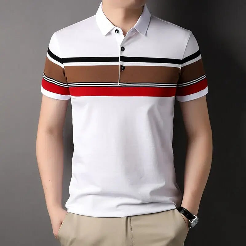 Camisa Polo Masculina Prestige Torinzi TZ081 leve e moderna, com tecido respirável e toque macio, ideal para looks casuais e elegantes.