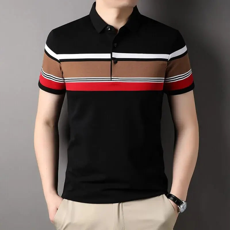 Camisa Polo Masculina Prestige Torinzi TZ081 leve e moderna, com tecido respirável e toque macio, ideal para looks casuais e elegantes.
