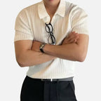 Camisa Polo Masculina Torinzi TZ019 leve e elegante, com design clássico e fechamento por botões, ideal para uso diário com estilo.