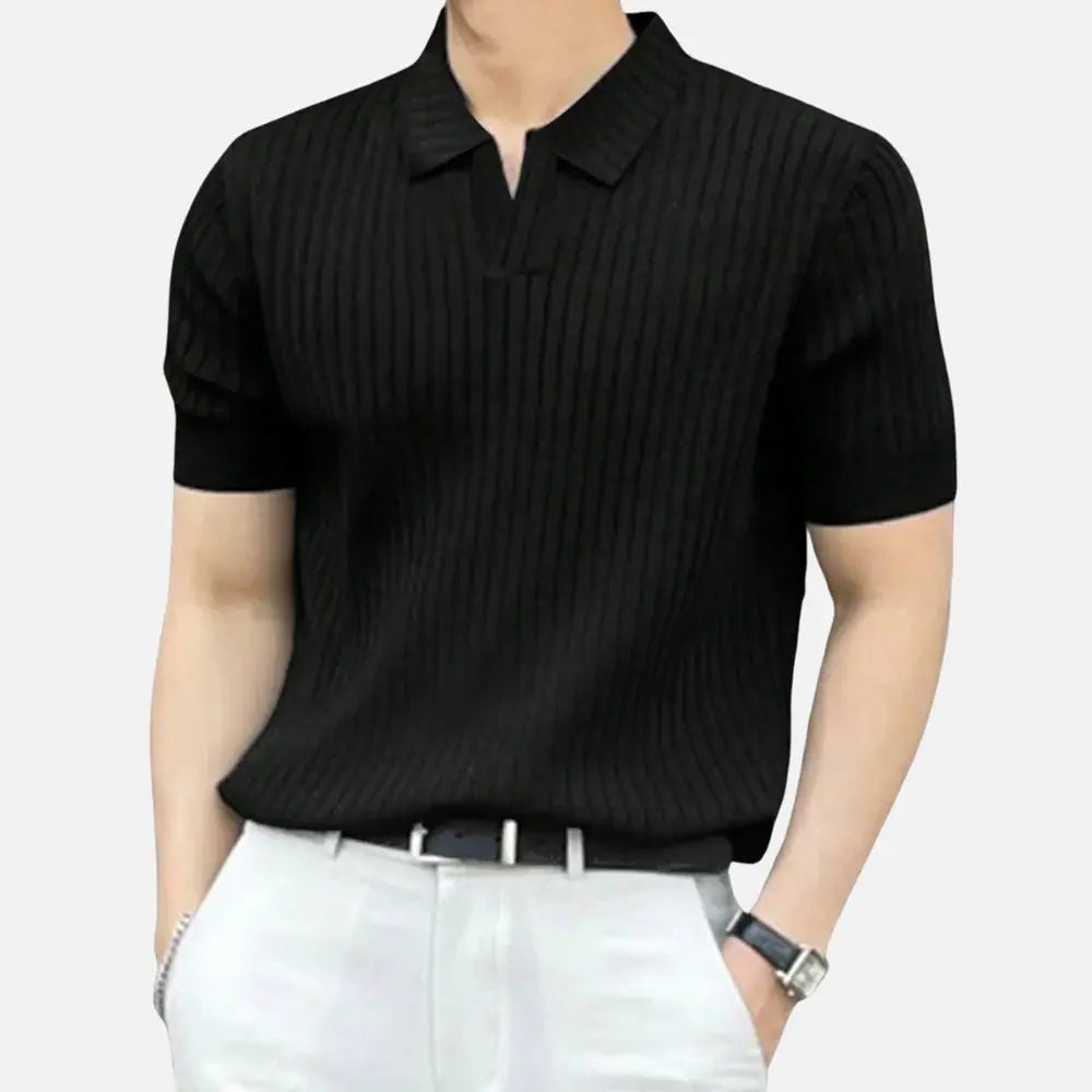 Camisa Polo Masculina Torinzi TZ019 leve e elegante, com design clássico e fechamento por botões, ideal para uso diário com estilo.
