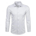 Camisa Social Masculina Torinzi TZ011 em tecido tecnológico com caimento perfeito e conforto ideal para o uso diário.