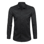Camisa Social Masculina Torinzi TZ011 em tecido tecnológico com caimento perfeito e conforto ideal para o uso diário.