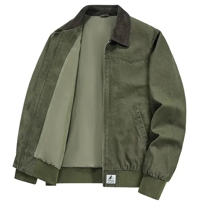 Jaqueta Masculina Bomber Vintage Torinzi TZ319 masculina, modelo forrado e leve com estilo retrô e caimento moderno, ideal para dias frios.