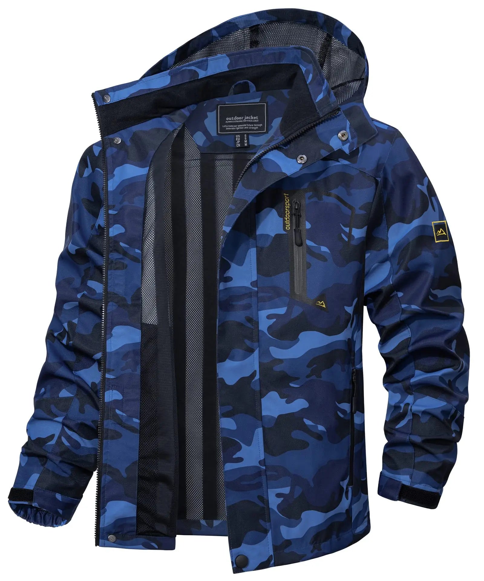 Jaqueta Masculina Impermeável Torinzi TZ323 com design moderno, ajuste ergonômico e tecido à prova d’água ideal para uso urbano e ao ar livre.