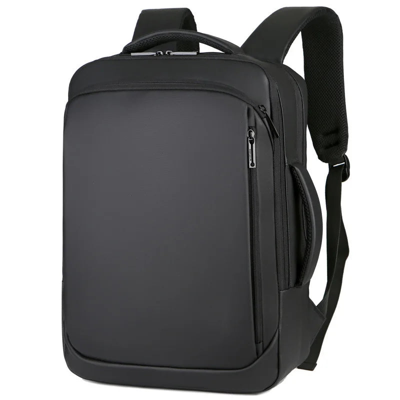 Mochila Executiva Torinzi TZ066 para notebook 15”, impermeável e com porta USB, ideal para trabalho e viagens com estilo e segurança.