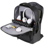 Mochila Executiva Torinzi TZ066 para notebook 15”, impermeável e com porta USB, ideal para trabalho e viagens com estilo e segurança.