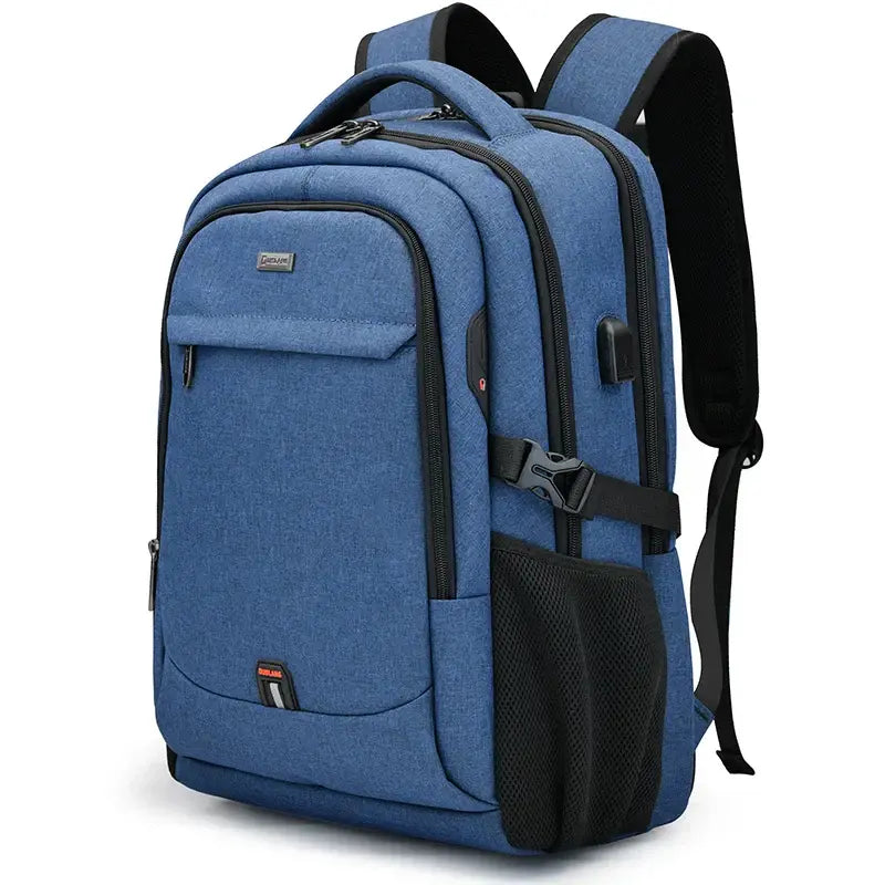 Mochila Executiva Torinzi TZ348 impermeável, com porta USB e espaço para notebook 17”, ideal para trabalho, viagens e uso profissional.