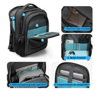 Mochila Executiva Torinzi TZ348 impermeável, com porta USB e espaço para notebook 17”, ideal para trabalho, viagens e uso profissional.