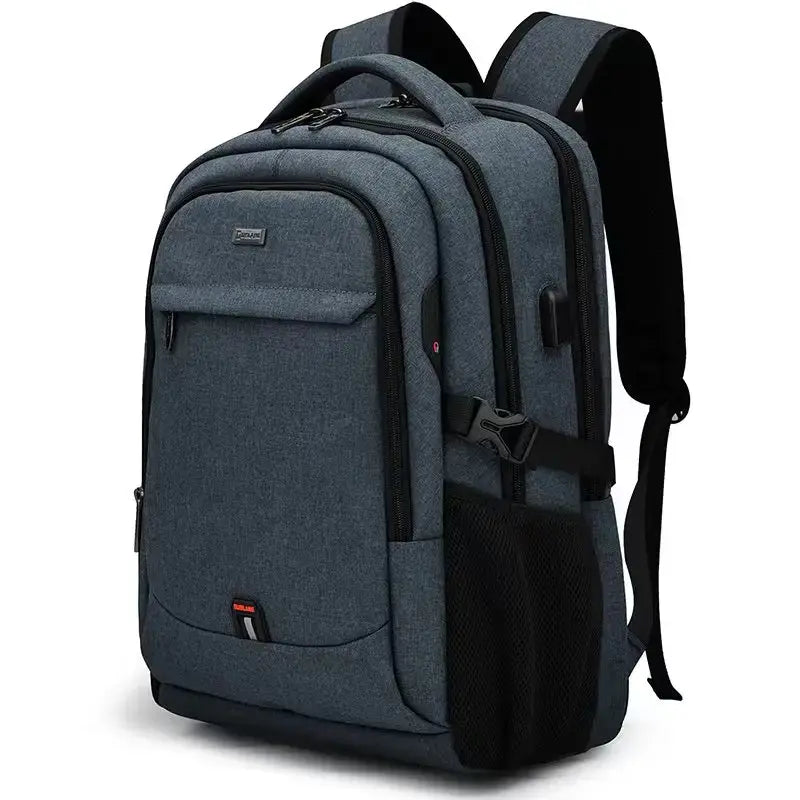 Mochila Executiva Torinzi TZ348 impermeável, com porta USB e espaço para notebook 17”, ideal para trabalho, viagens e uso profissional.