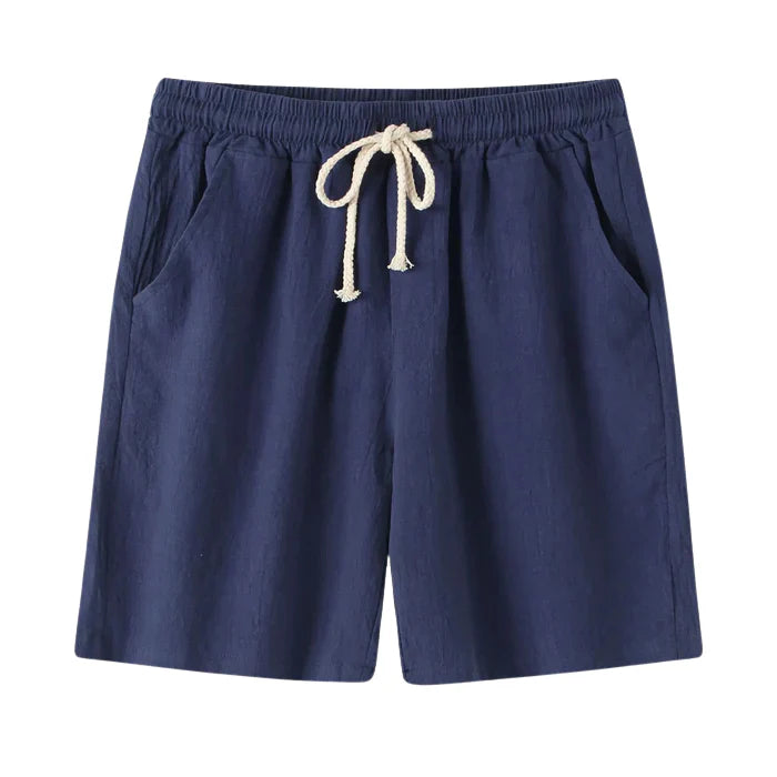 Bermuda Masculina de Linho Torinzi TZ501 leve e elegante, com caimento perfeito e tecido respirável, ideal para looks casuais e sofisticados.
