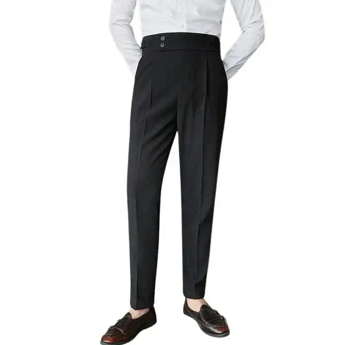 Calça de Alfaiataria Masculina Torinzi TZ256 elegante e resistente, com tecido premium e corte tradicional, ideal para eventos e uso corporativo.
