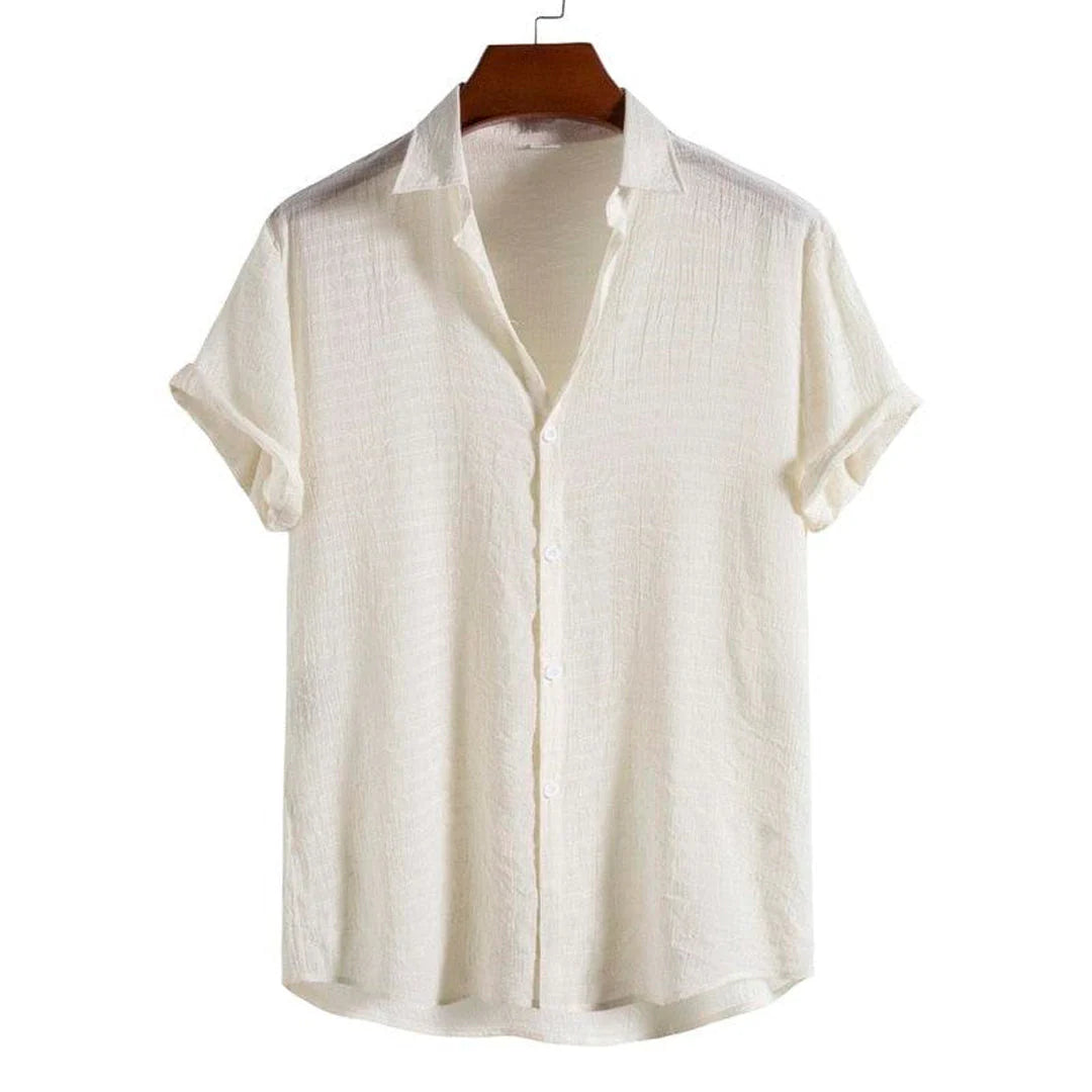 Camisa Manga Curta Torinzi Playa Off White TZ591 Camisa Manga Curta Torinzi Playa Off White TZ591