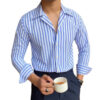 Camisa Social Masculina Listrada Torinzi TZ087