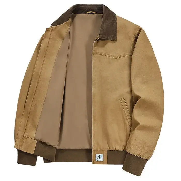Jaqueta Masculina Bomber Vintage Torinzi TZ319 masculina, modelo forrado e leve com estilo retrô e caimento moderno, ideal para dias frios.