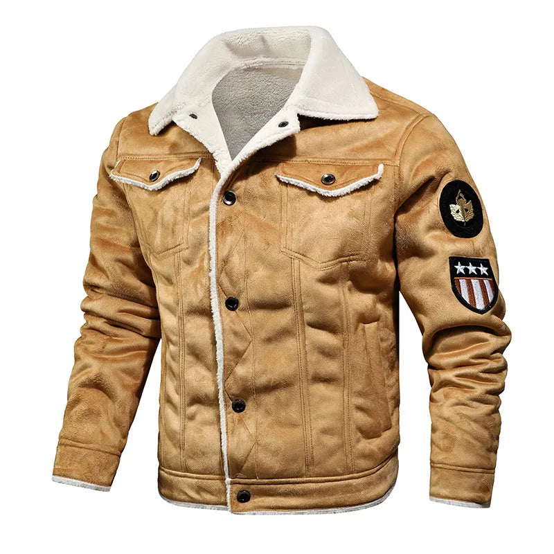 Jaqueta Masculina de Couro Harbe Torinzi TZ119 Jaqueta Masculina de Couro Harbe Torinzi TZ119