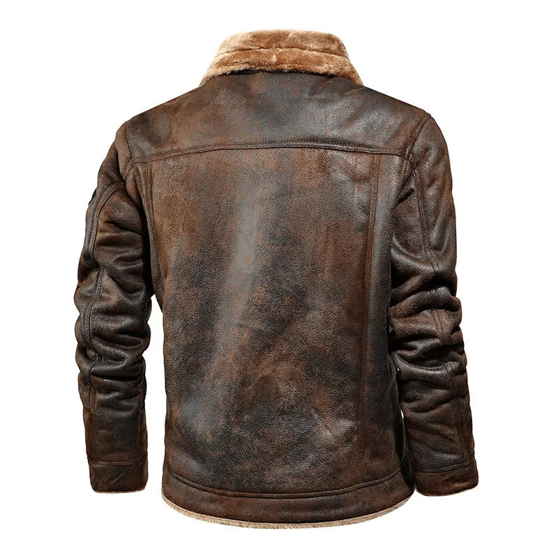 Jaqueta Masculina de Couro Harbe Torinzi TZ119 Jaqueta Masculina de Couro Harbe Torinzi TZ119