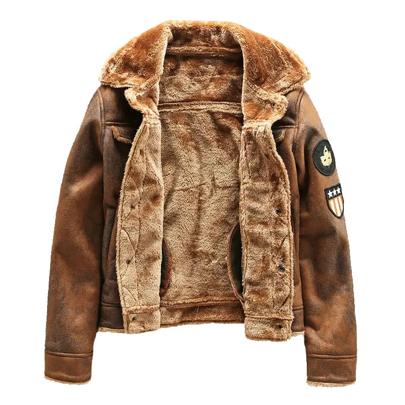 Jaqueta Masculina de Couro Harbe Torinzi TZ119 Jaqueta Masculina de Couro Harbe Torinzi TZ119