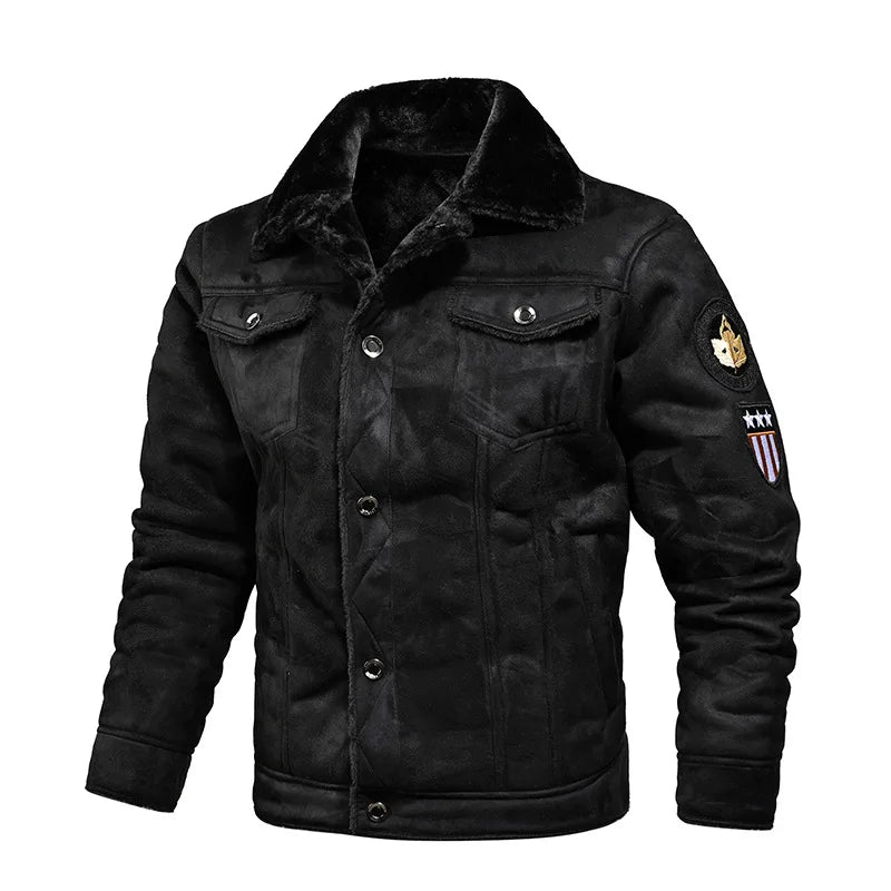 Jaqueta Masculina de Couro Harbe Torinzi TZ119 Jaqueta Masculina de Couro Harbe Torinzi TZ119