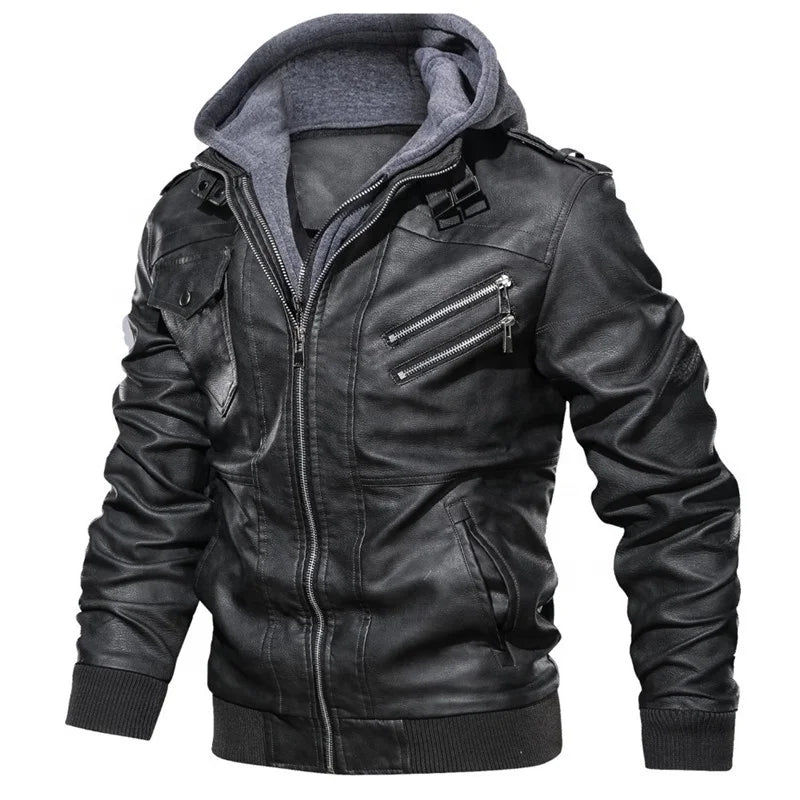 Jaqueta Masculina de Couro Original Torinzi TZ125 Jaqueta Masculina de Couro Original Torinzi TZ125