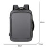 Mochila Executiva Torinzi TZ066 - Notebook 15`, Impermeável e Porta USB