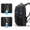 Mochila Executiva Torinzi TZ348 - Notebook 17'', Impermeável e Porta USB